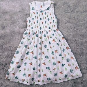 Janie And Jack Charlotte Floral Smocked Dress Size 8